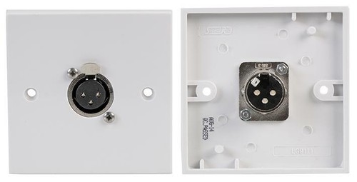 Riteav Presa TV Coassiale F-Type Con Presa Corrente 15A - Placca