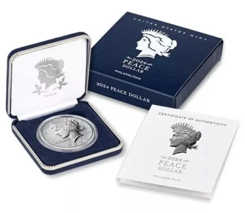 2024 S PROOF San Francisco PEACE SILVER DOLLAR Deep Cameo US Mint Presale