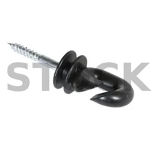 Zareba IWSIRB-Z Screw-In Ring Insulator 9 To 22 Ga Fence Wire - Black - 20 PK