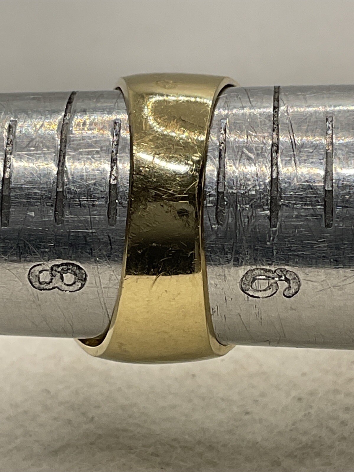 IMPRESSIVE Solid 14K Yellow Gold Princess Cut Cre… - image 5