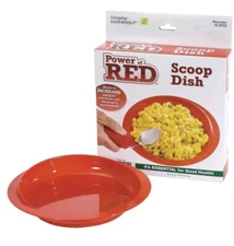 Essential Medical Supply Power of Red Scoop Dish for Alzheimers and Dementia Red