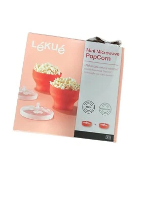LEKUE Lékué Mini Microwave Popcorn Maker movie night ***READ***