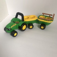 tomy john deere animal sounds hayride preschool toy