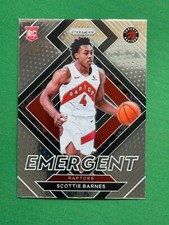 2021-22 Panini Prizm Basketball Emergent #13 Scottie Barnes RC