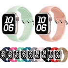 Silicone Sport Strap Wrist Watch Band for Apple Watch 10 9 8 7 6 SE Ultra 2