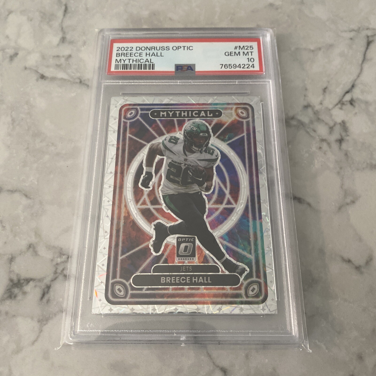 Breece Hall Panini Donruss Optic Mythical #M25 Base