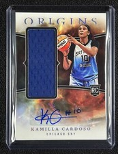 KAMILLA CARDOSO 2024 PANINI ORIGINS JERSEY AUTOGRAPH AUTO ROOKIE