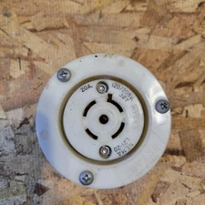 Bryant NEMA L21-20R Receptacle, 20A, 120/208V, Used