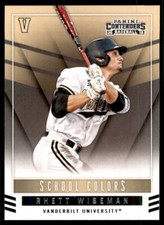 2015 Panini Contenders School Colors Rhett Wiseman Vanderbilt Commodores #45