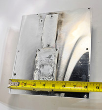 Large 8" x 9-3/4" x 2-  " Aluminum Heatsink for Power Amp, IC, Led, Peltier Big