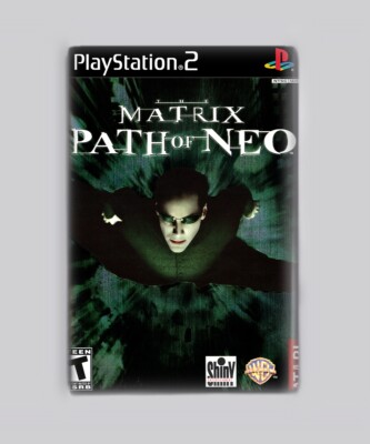 THE MATRIX - PATH OF NEO  / PS2 - 2''x3'' FRIDGE MAGNET (playstation 2 retro