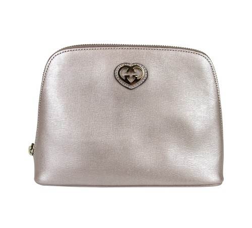 Nuovo Gucci Astuccio IN Pelle Pochette Borsa W/ Cuore Rosa Grande 338189  5711 S | eBay
