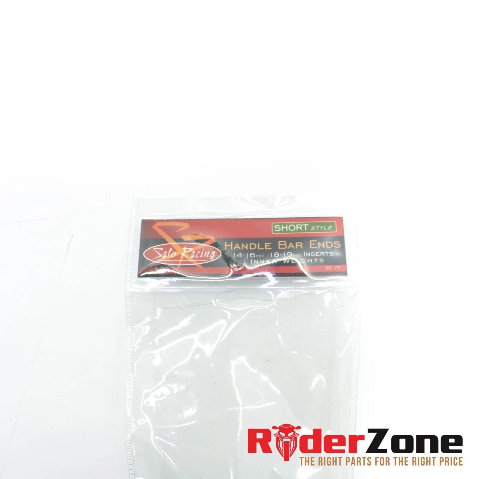 Sato Racing HANDLE BAR ENDS Aluminum with 2 Expandable inserts SHORT STYLE