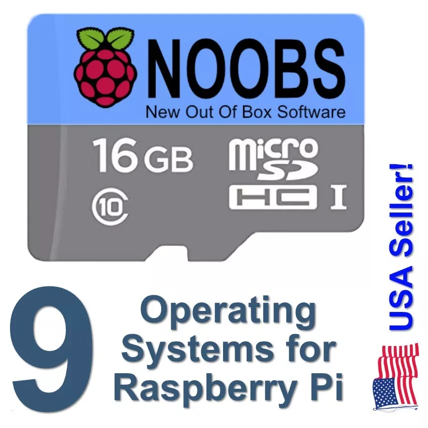  Raspberry Pi 16GB Preloaded (Noobs) SD Card