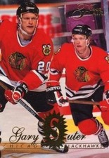#38 Gary Suter - Chicago Blackhawks - 1994-95 Flair Hockey
