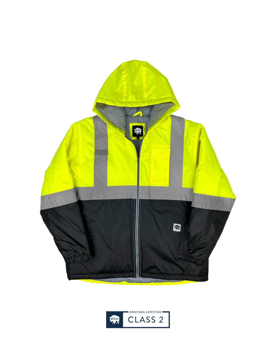 Buffalo Outdoors® Workwear Class 2 Hi Vis Safety Lightweight Field Jacket