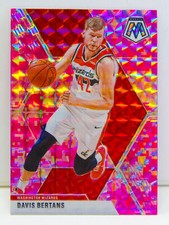 Davis Bertans 2019-20 NBA CAMO PINK MOSAIC PRIZM Card #172 Washington Wizards 🔥