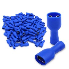 200-Pack 0.187" Female Quick Disconnect Spade Terminals 16-14 AWG 4.8mm 3/16 ...