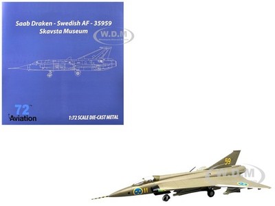 SAAB S35 DRAKEN AIRCRAFT ''SKAVSTA MUSEUM'' SWEDISH AF 1/72 AVIATION 72 AV72-41011