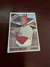 1966 Topps #32 Adolfo Phillips Rookie Card. VG. rookie card picture