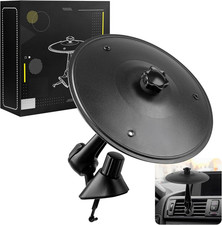 Car Cymbal Air Vent - Car Symbol Drum Air Vent,Mini Car Drum Cymbal,Black Car Cr