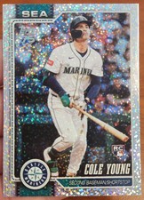 COLE YOUNG 2026 TOPPS CELEBRATION SERIES 1 BASEBALL SILVER CONFETTI RC #129