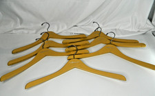 Polo Ralph Lauren Hanger Wooden Lot 7 Jacket Light Suit Coat Dress 17 x 10