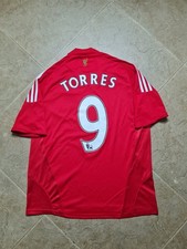 MAGLIA CALCIO FOOTBALL SHIRT CAMISETA LIVERPOOL ADIDAS #9 TORRES Tg M