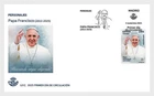 Spain 2025 Pope Francis 1v FDC Religion Catholic Church First Day Cover