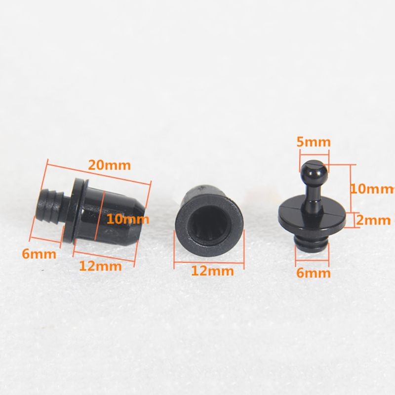 10 Pairs DIY Speaker Buckles Plastic Ball Socket Type Grill Guides Peg ...