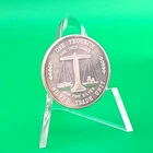 Vintage Silver Trade Unit Scarce One Trounce 1oz .999 Silver (3) Sectional Round
