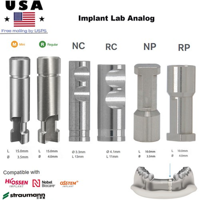 #ad Implant Lab Internal Hex Analog For Nobel Biocare Straumann ITI Hiossen Osstem $71.99