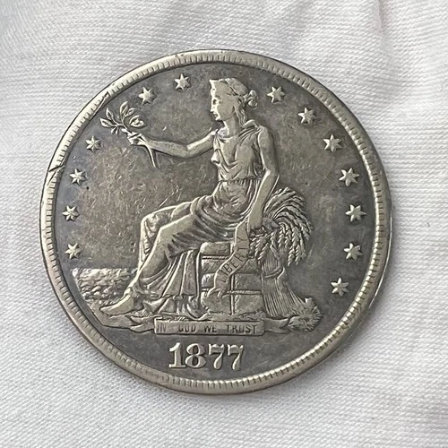 1877-S $1 Trade Dollar 420 Grains 90% Silver US Coin