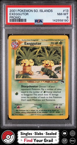 Exeggutor graded PSA 8 for sale on eBay