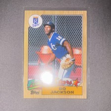 Topps 1987 Bo Jackson #170 Kansas City Royals Future Stars Baseball Card