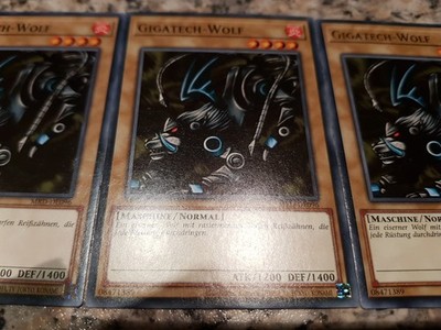 Yu-Gi-Oh!  3 × Gigatech Wolf MRD NM