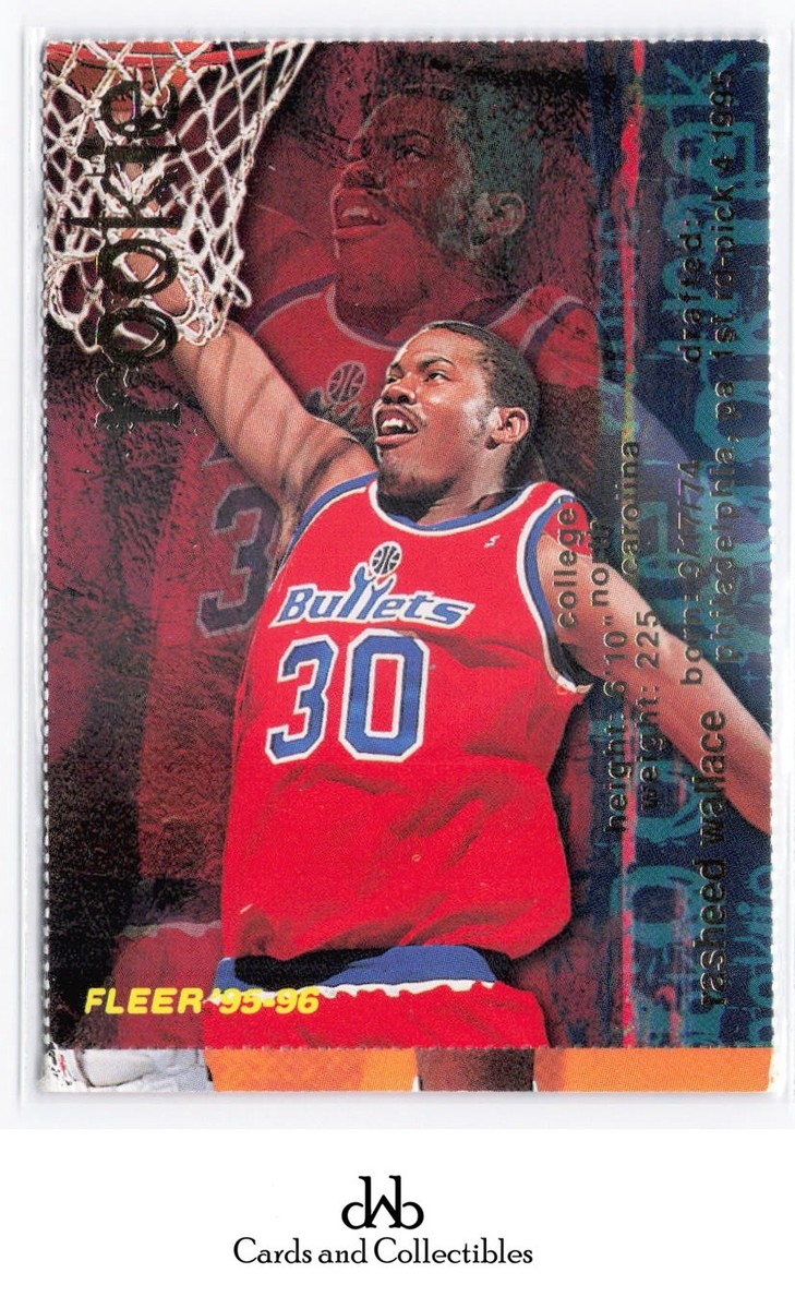 1995-96 Fleer #316 Rasheed Wallace Rookie | eBay