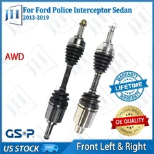 OE Front Pair CV Axle Shaft Set For 2013-19 Ford Police Interceptor Sedan AWD