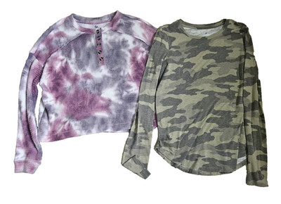 So (Kohl's) Long Sleeve Shirts 2 Shirts in Junior's Size Small
