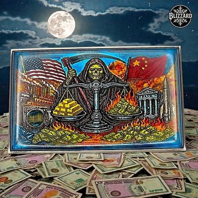#ad North View Products Castronomics #x27;Last Harvest#x27; 1 oz .999 Enameled Silver Bar 2 $238.50