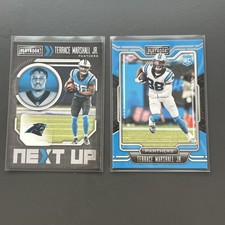 2021 Panini Playbook - Next Up Terrace Marshall Jr. & Rookie Blue