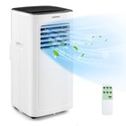 Costway Climatiseur portable de 9000 BTU, unité AC 3-en-1 avec ventilateur déshumidificateur