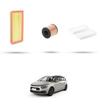 Hoffcar Wartungskit - 3 Filter Kompatibel Mit Citroen C4 Space Tourer 1.6 Thp