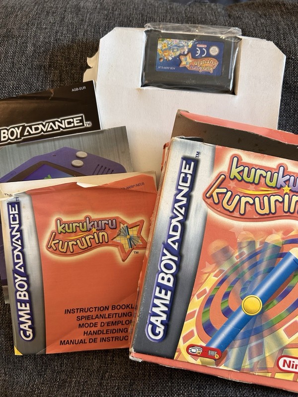 Kuru Kuru Kururin (Nintendo Game Boy Advance, 2001) - European Version