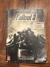Fallout 3 Official Game Guide 2008 Bethesda All Platforms W/Skills Card USED REA