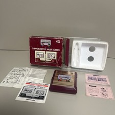 Thumbnail of ebay&reg; auction 206143894823 | Nintendo Mario Bros Game & Watch MW-56 1983 Multi Screen - OVP