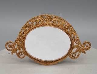 OOAK Antique Hand Sculpted Victorian Mirror Artisan Dollhouse Miniature 1:12