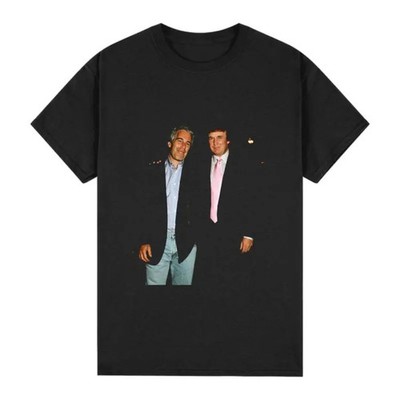 Donald Trump and Jeffrey Epstein 1997 Vintage American T-Shirt Design Unisex