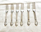 Vintage Chantilly By Gorham Sterling Forks-7 “ With Monogram
