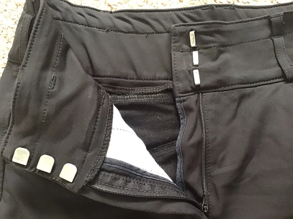 Pantalones para mujer Romfh negro asiento completo talla 30R ropa ecuestre Foto 4 de 4